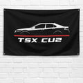 TSX CU2 2008-2014 3x5 ft Flag Garage Wall Decor Birthday Gift Banner