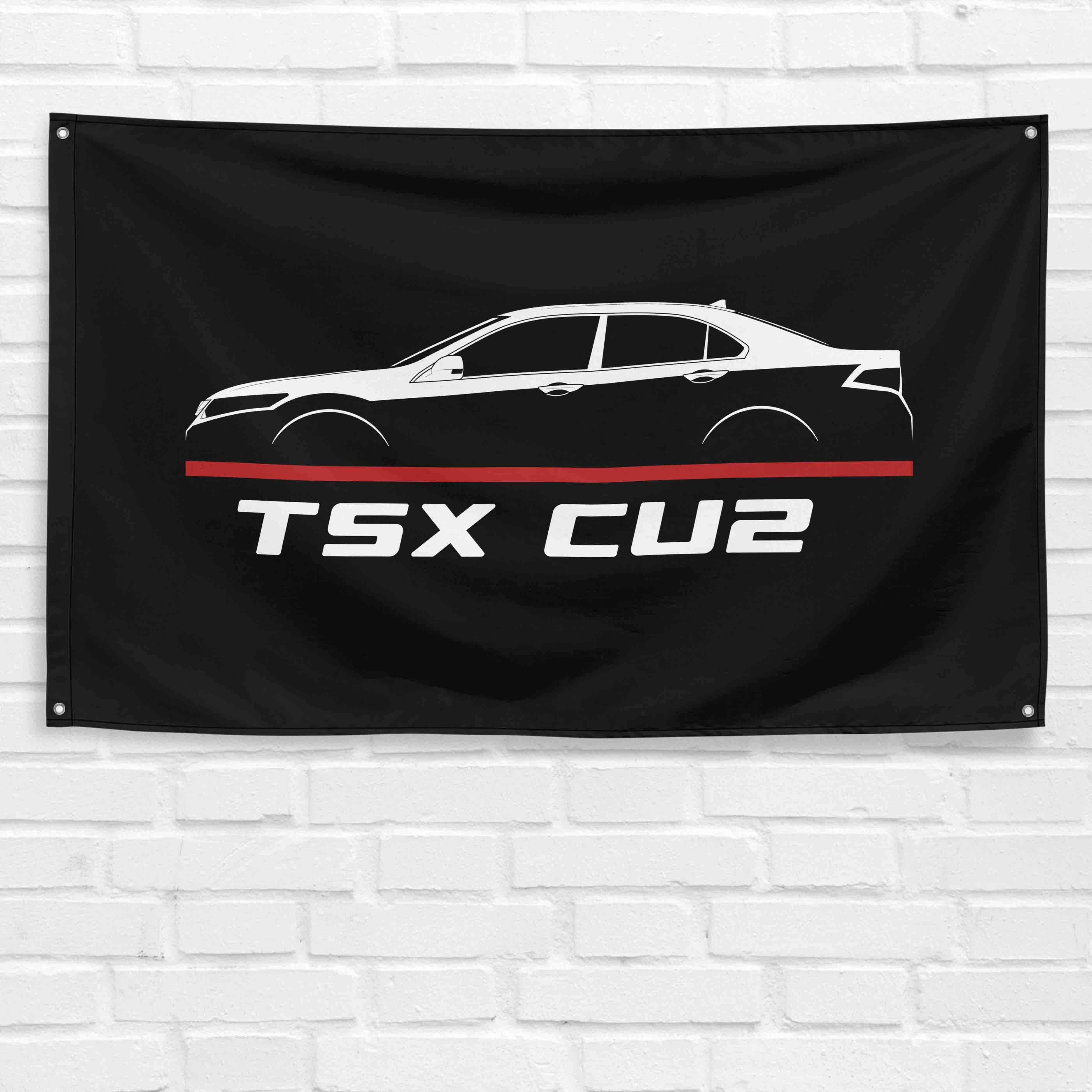 TSX CU2 2008-2014 3x5 ft Flag Garage Wall Decor Birthday Gift Banner