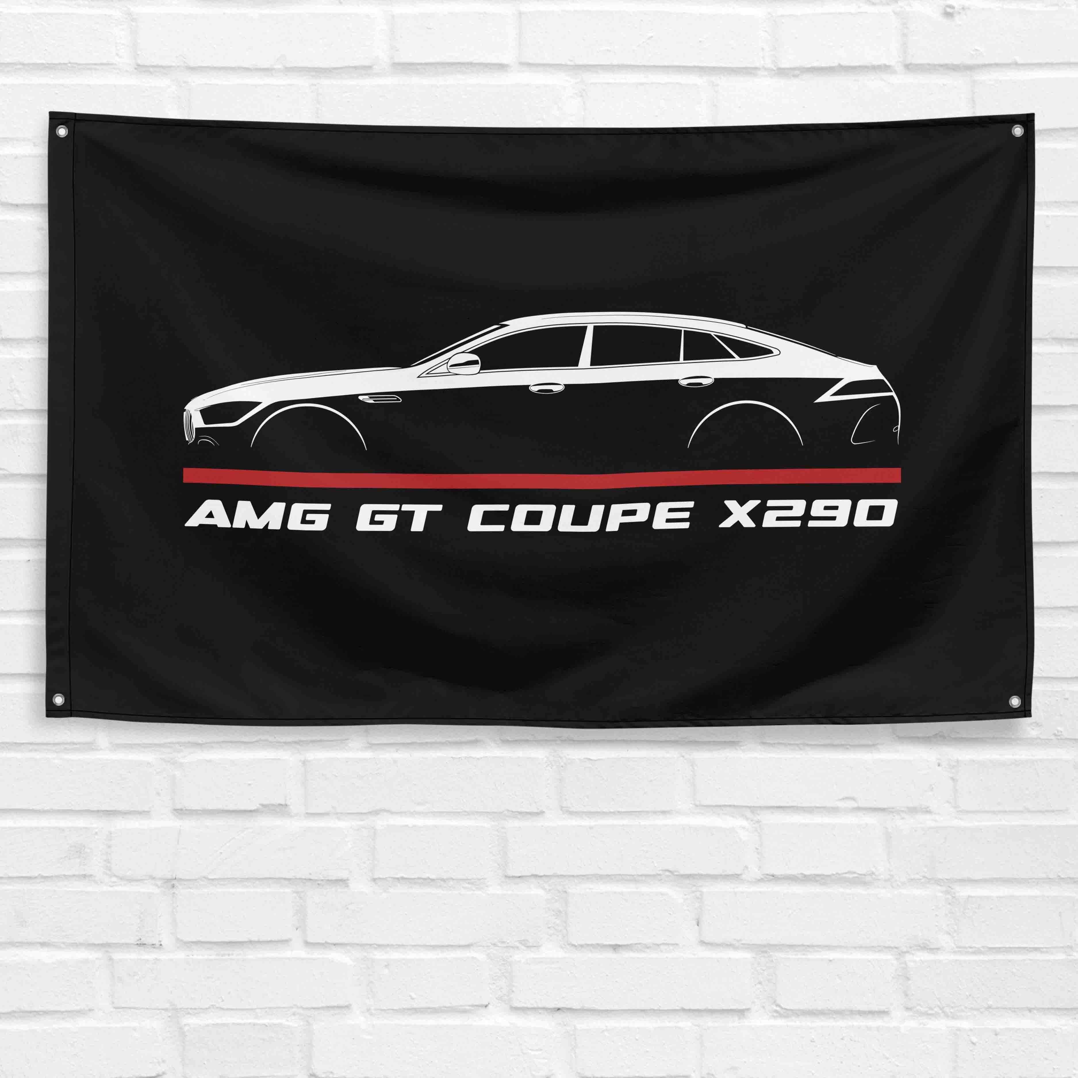 AMG GT 4-Door Coupe X290 2020 3x5 ft Flag Garage Wall Decor Birthday Gift Banner