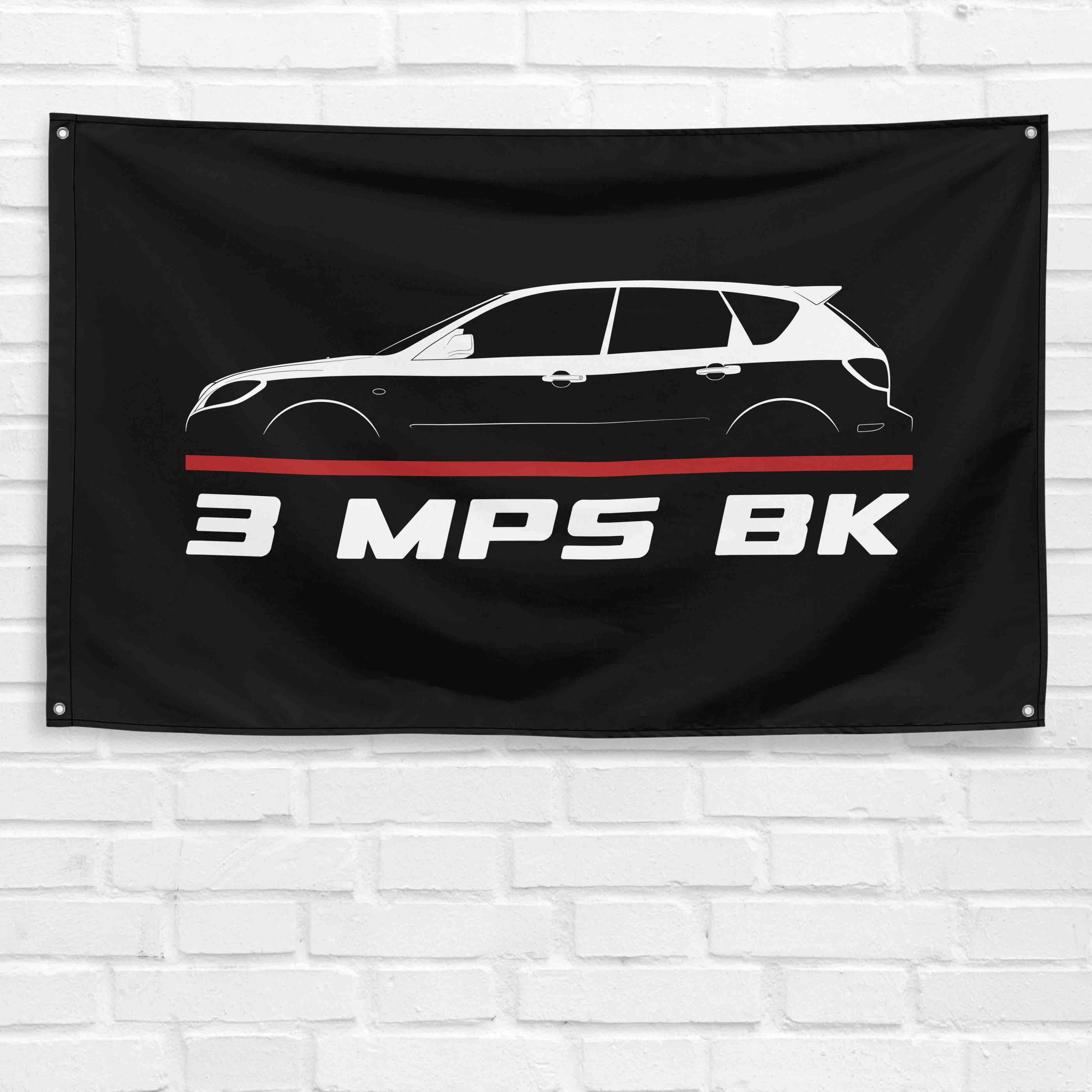 3 MPS BK 2007-2009 3x5 ft Flag Garage Wall Decor Birthday Gift Banner