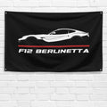 F12 Berlinetta 2012-2017 3x5 ft Flag Garage Wall Decor Birthday Gift Banner