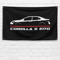 Corolla S E170 2014-2019 3x5 ft Flag Garage Wall Decor Birthday Gift Banner
