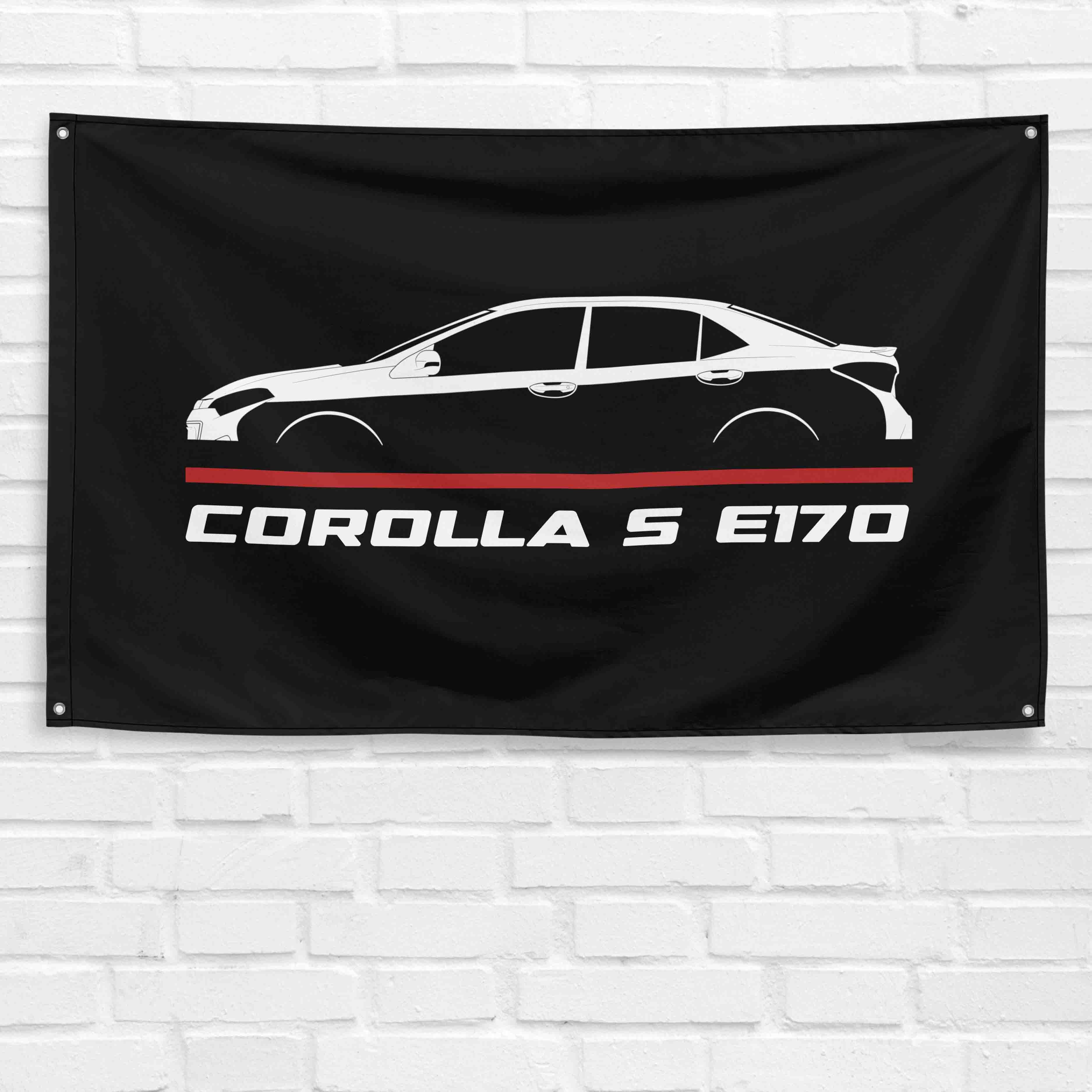 Corolla S E170 2014-2019 3x5 ft Flag Garage Wall Decor Birthday Gift Banner