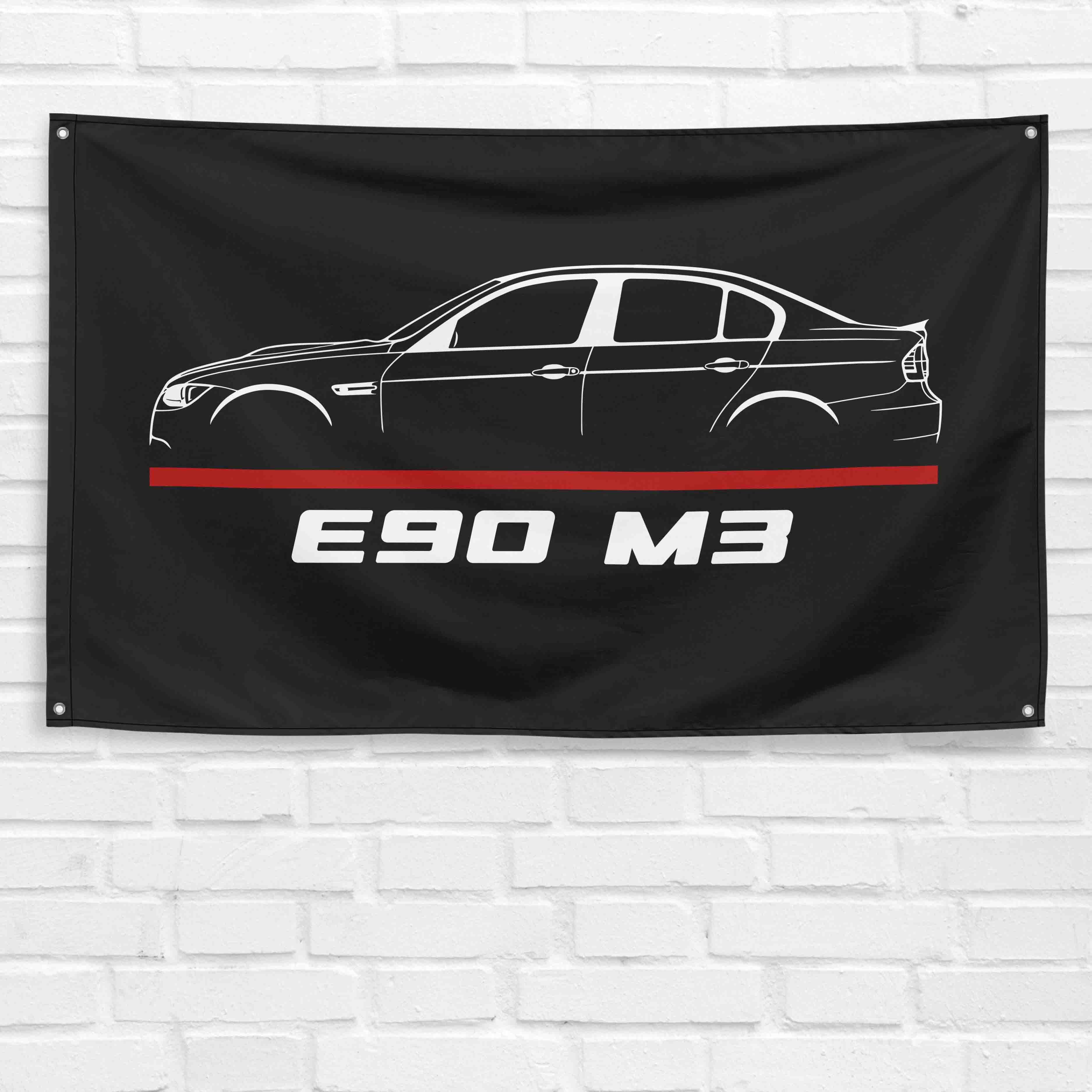 E90 M3 3x5 ft Flag Garage Wall Decor Birthday Gift Banner