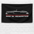 300 SL Roadster 1957-1963 3x5 ft Flag Garage Wall Decor Birthday Gift Banner