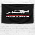 Sesto Elemento 2010-2012 3x5 ft Flag Garage Wall Decor Birthday Gift Banner