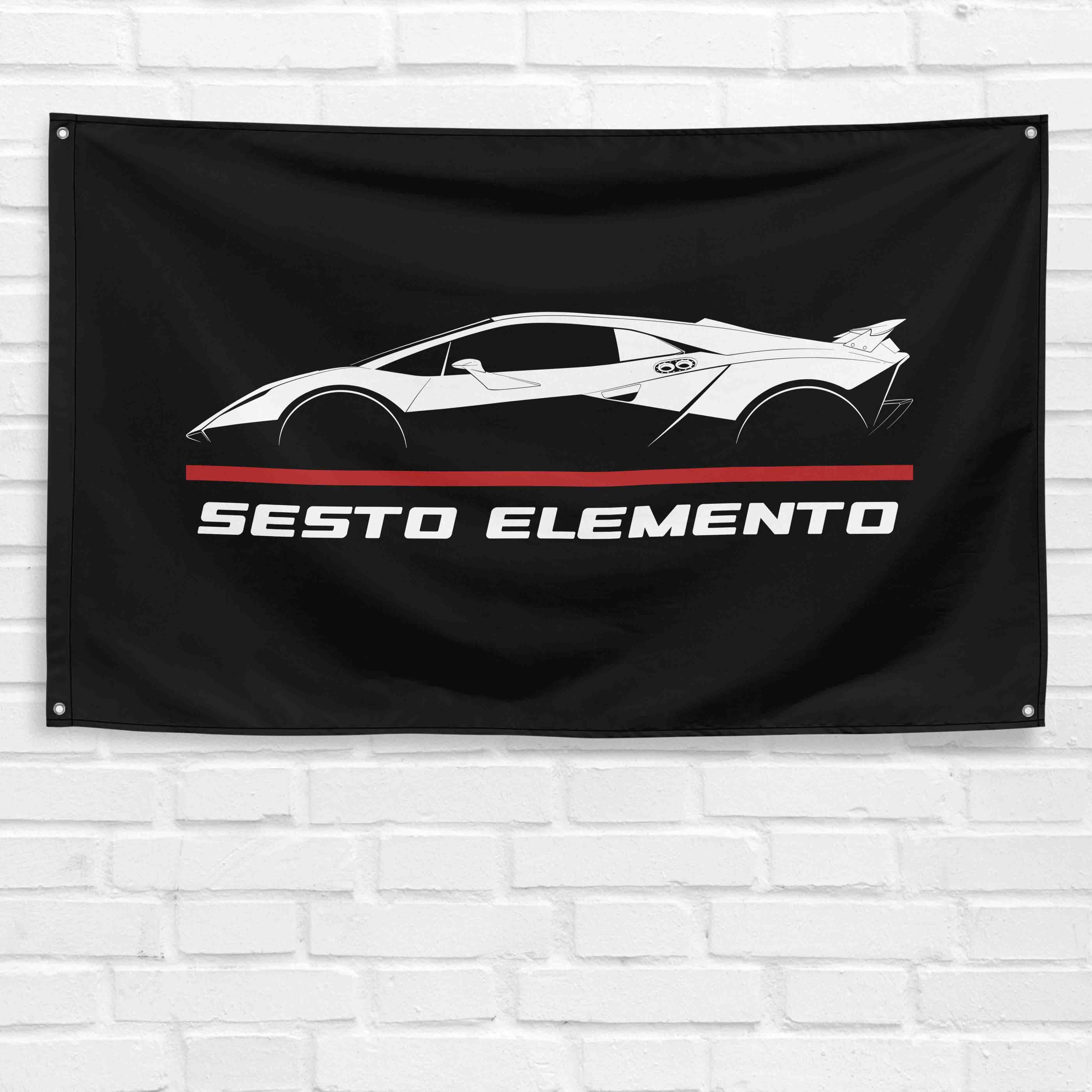 Sesto Elemento 2010-2012 3x5 ft Flag Garage Wall Decor Birthday Gift Banner