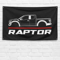 Raptor Truck 2014 3x5 ft Flag Garage Wall Decor Birthday Gift Banner