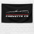 Corvette C5 Convertible 1997-2004 3x5 ft Flag Garage Wall Decor Banner