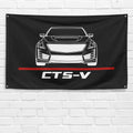 CTS-V 2017 3x5 ft Flag Garage Wall Decor Birthday Gift Banner