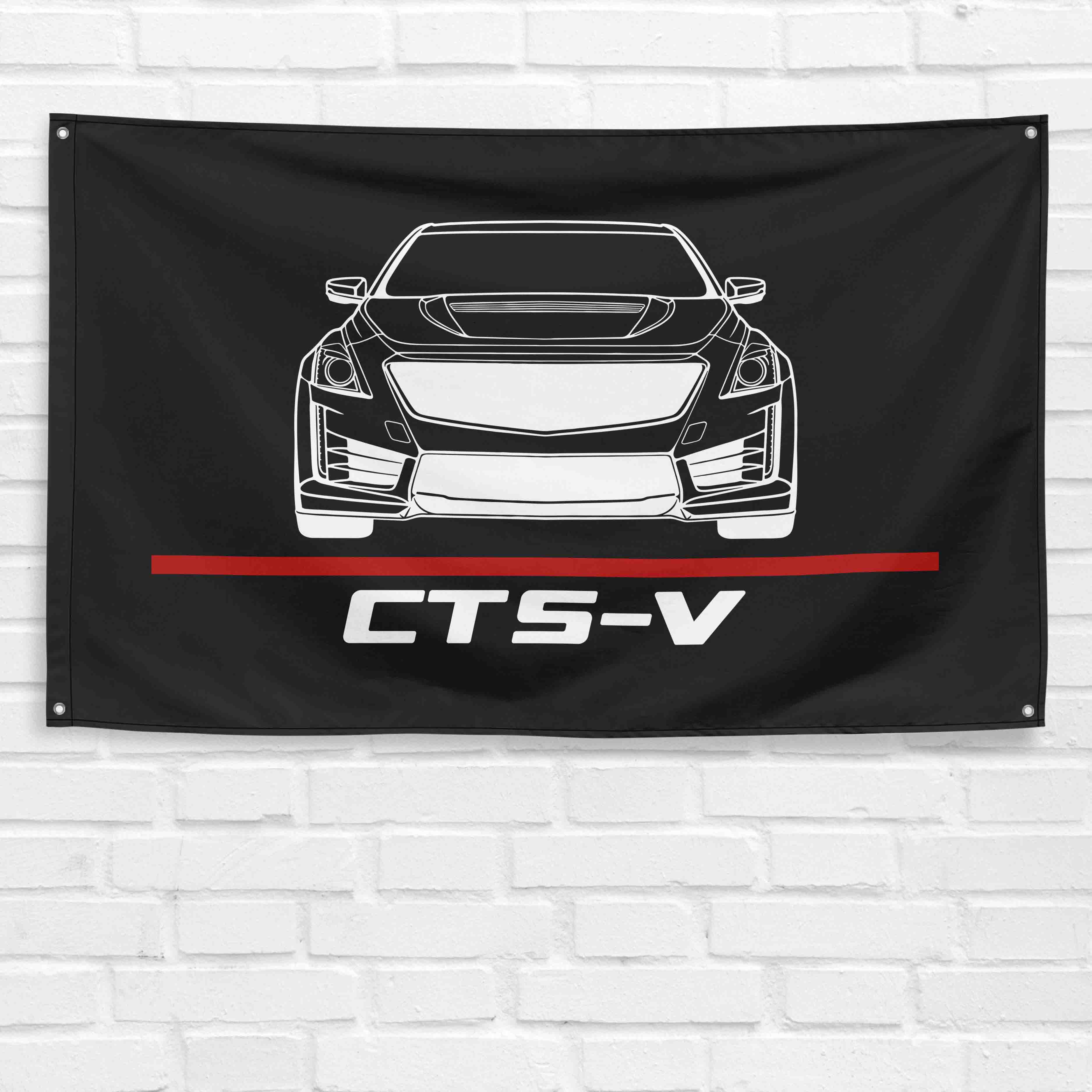 CTS-V 2017 3x5 ft Flag Garage Wall Decor Birthday Gift Banner