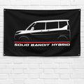 Solio Bandit Hybrid 2015-2021 3x5 ft Flag Garage Wall Decor Birthday Gift Banner