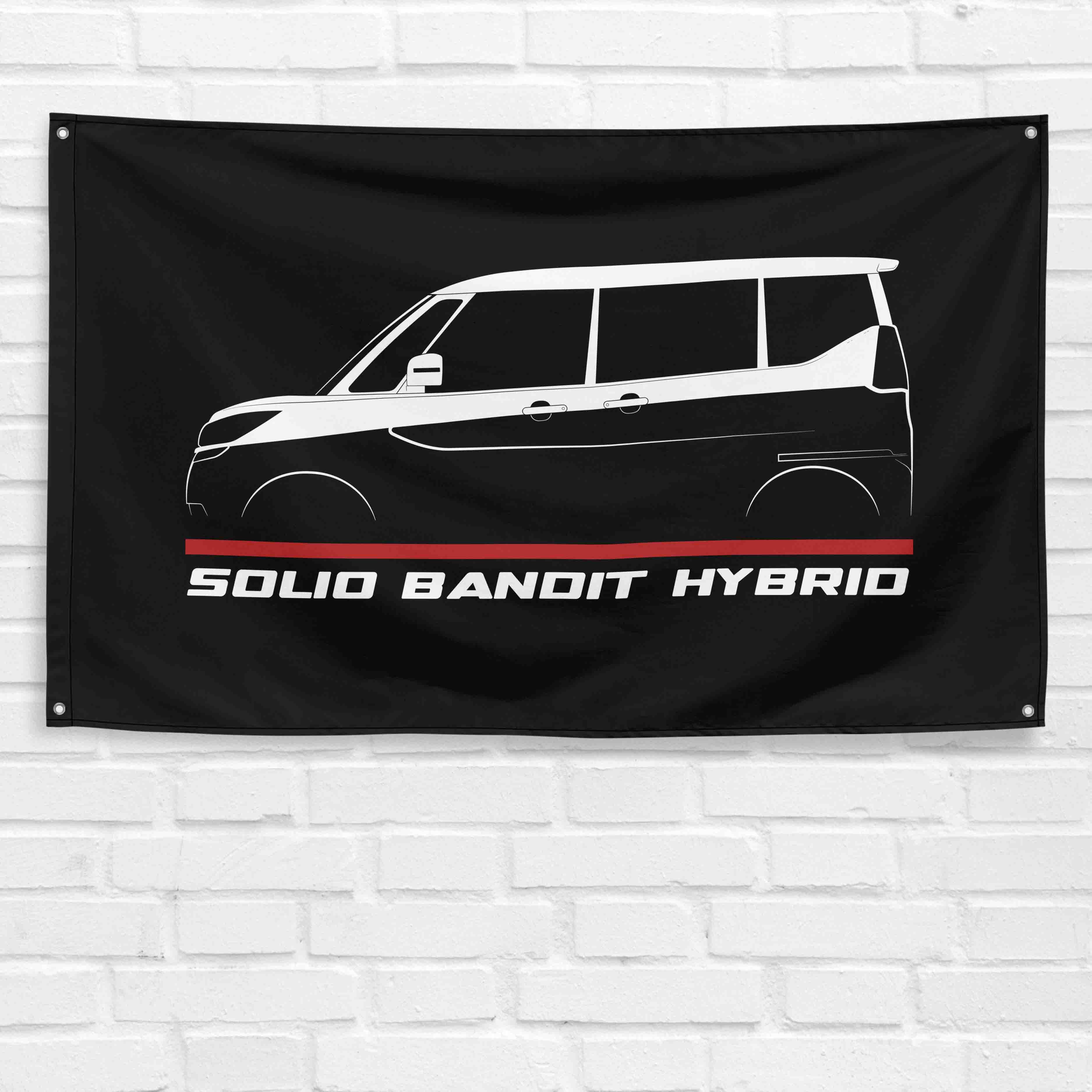 Solio Bandit Hybrid 2015-2021 3x5 ft Flag Garage Wall Decor Birthday Gift Banner