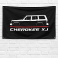 Cherokee XJ 1983-2001 3x5 ft Flag Garage Wall Decor Birthday Gift Banner