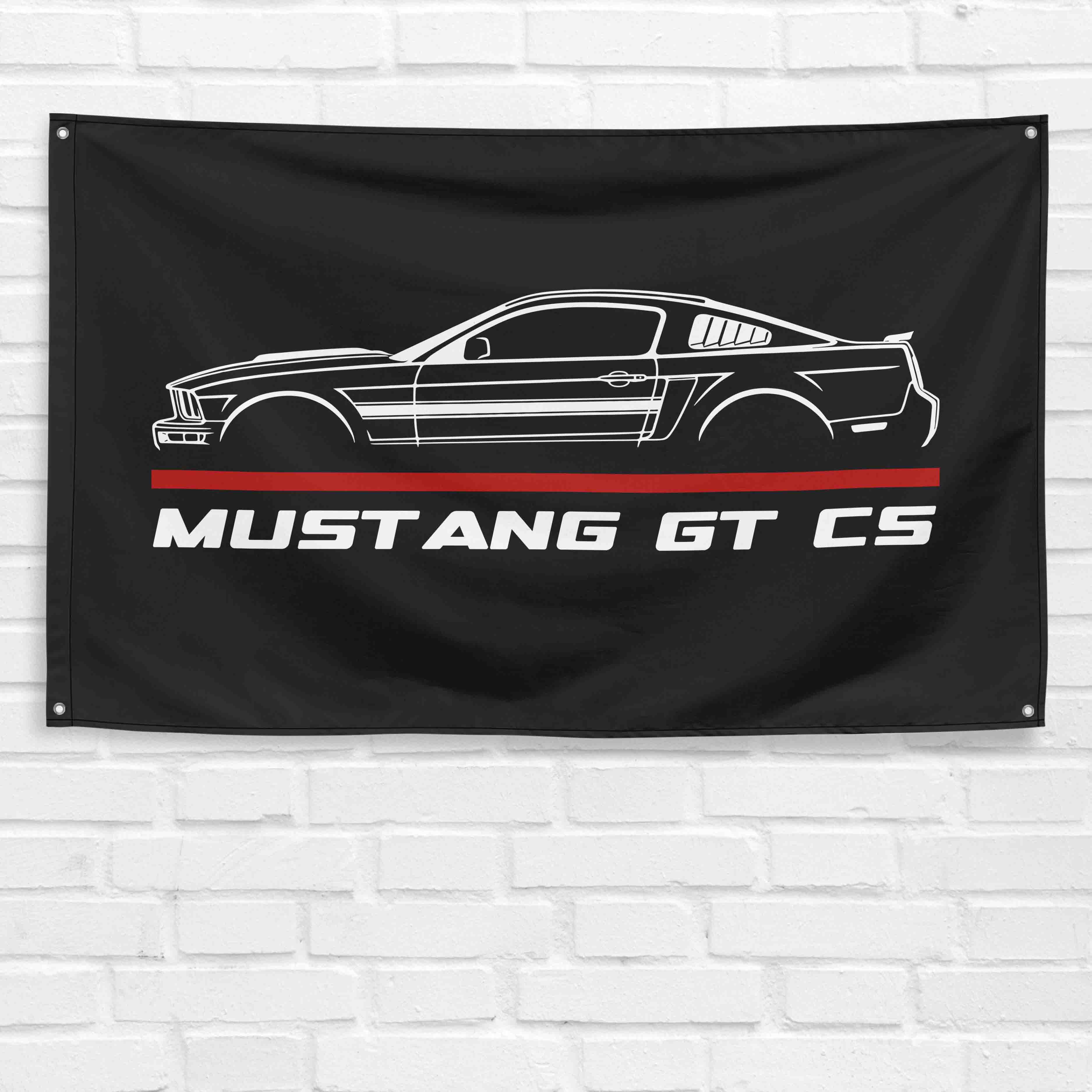 Mustang GT CS Cal Special 2007 3x5 ft Flag Garage Wall Decor Banner