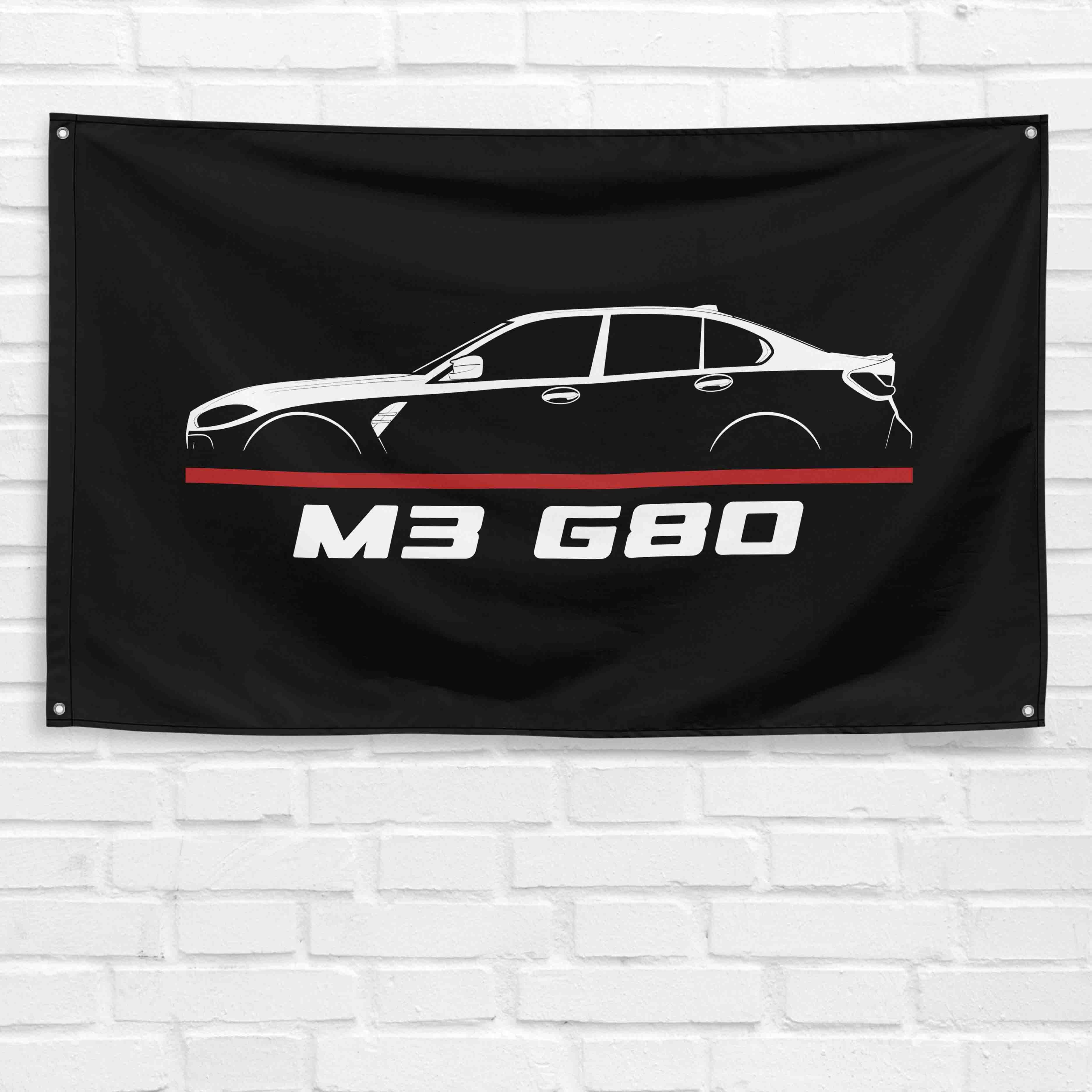 M3 G80 2020-2022 3x5 ft Flag Garage Wall Decor Birthday Gift Banner
