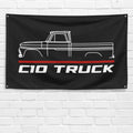 C10 Truck 1965 Thick 3x5 ft Flag Garage Wall Decor Birthday Gift Banner