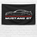 Mustang GT 2007 Quarter Scoops 3x5 ft Flag Garage Wall Decor Banner