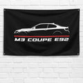 M3 Coupe E92 2007-2013 3x5 ft Flag Garage Wall Decor Birthday Gift Banner