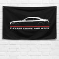 C-Class Coupe AMG W205 2018-2022 3x5 ft Flag Garage Wall Decor Banner