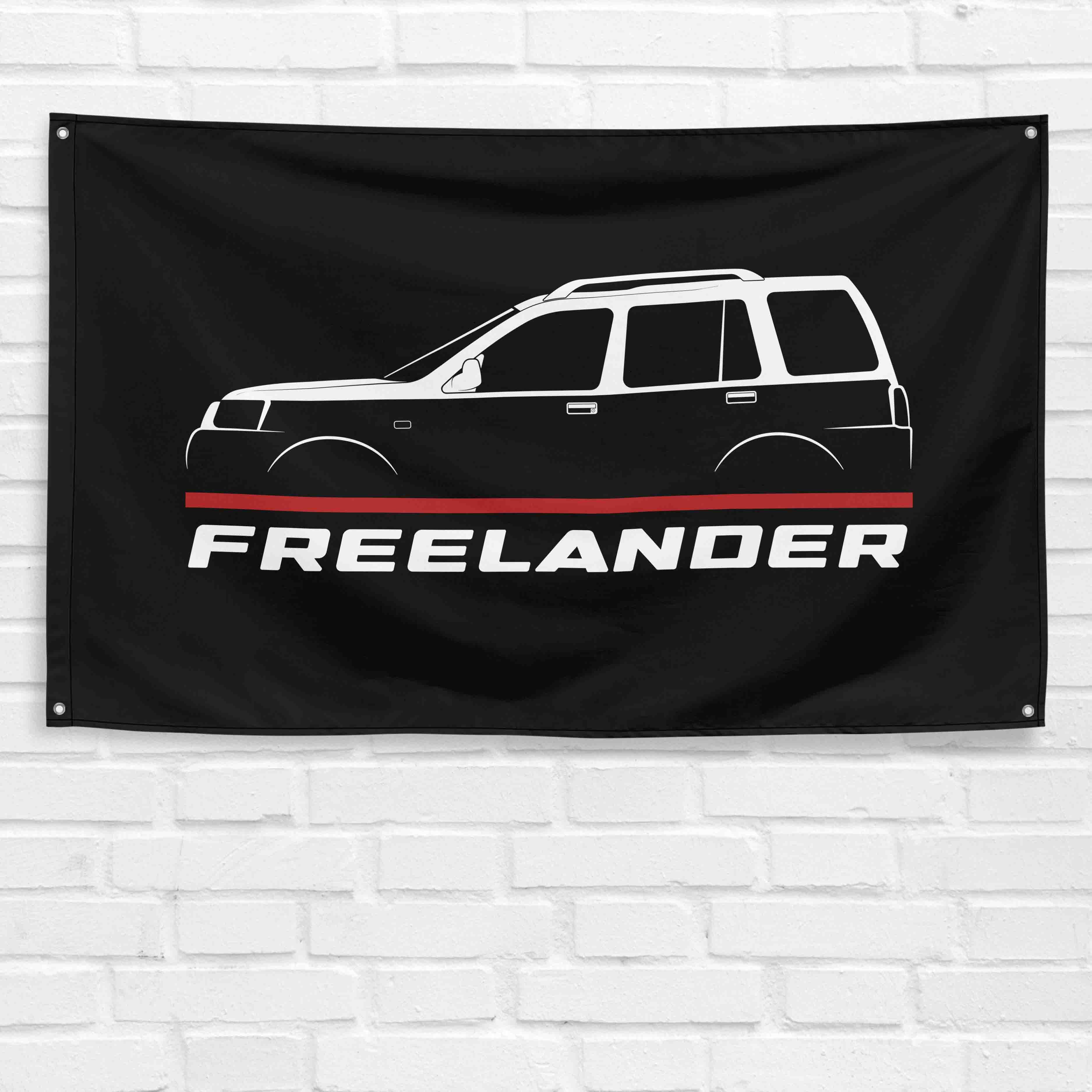 Freelander 5-Door 1997-2006 3x5 ft Flag Garage Wall Decor Birthday Gift Banner