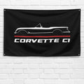 Corvette C1 1953-1955 3x5 ft Flag Garage Wall Decor Birthday Gift Banner