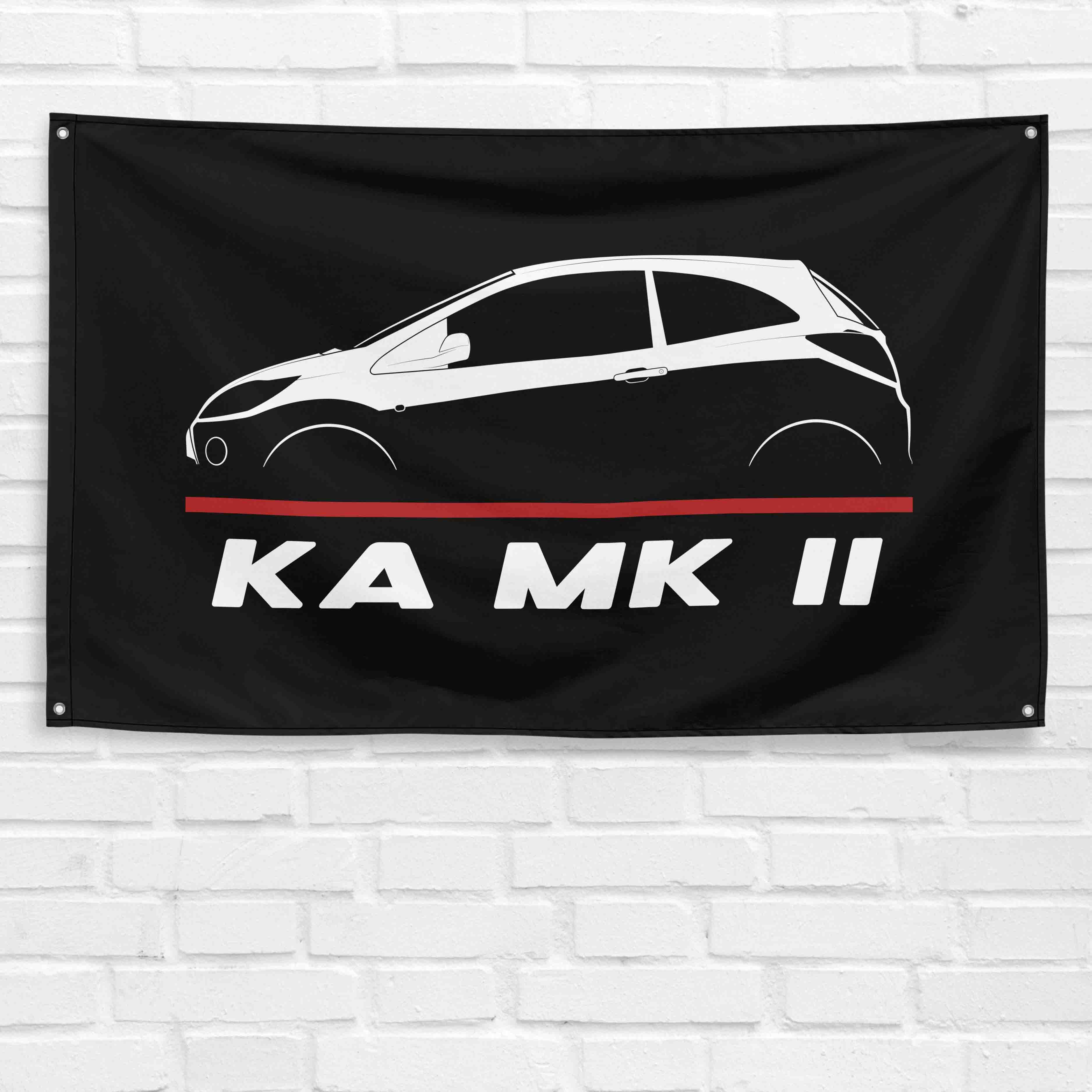 Ka Mk II 2008-2014 3x5 ft Flag Garage Wall Decor Birthday Gift Banner