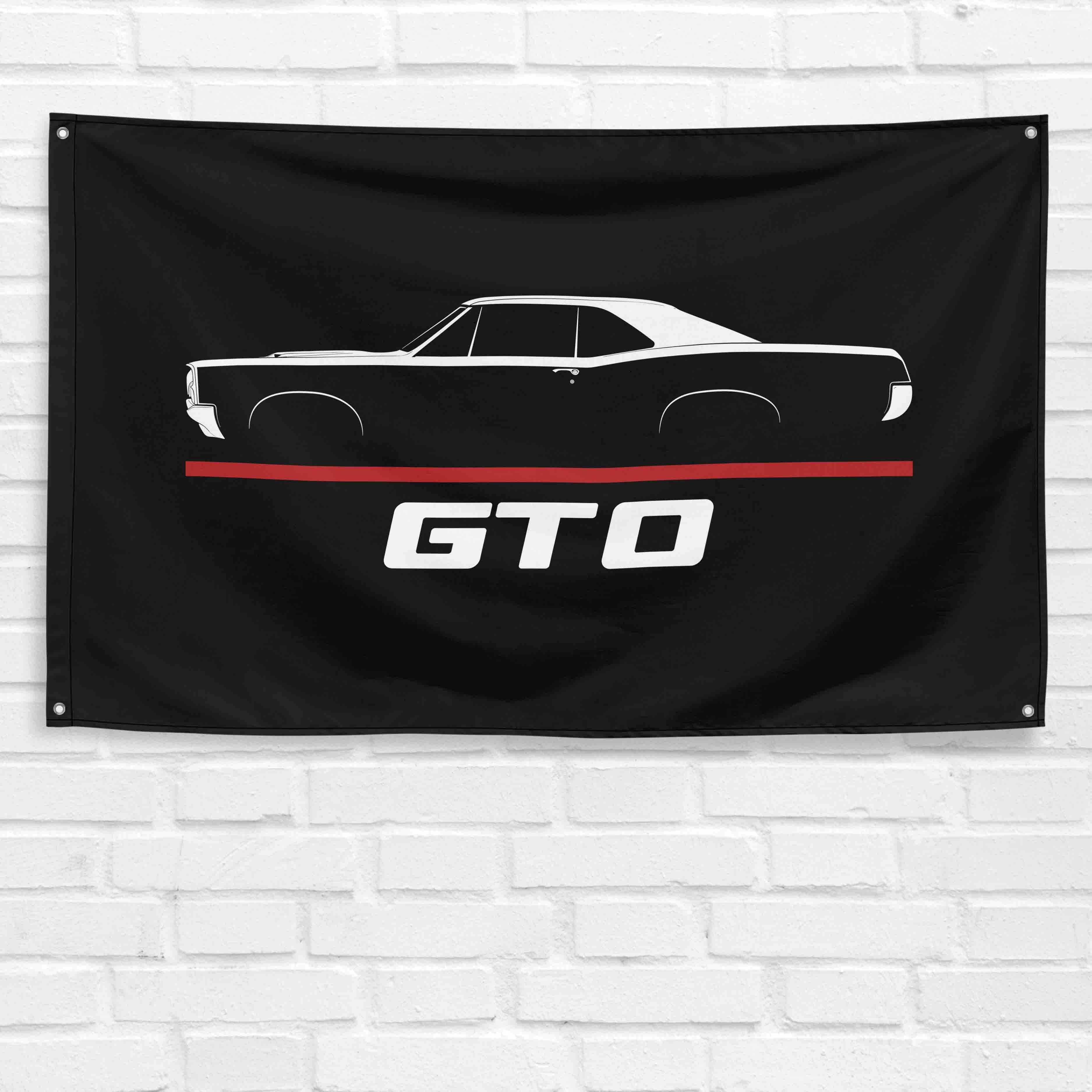 GTO 1965-1967 3x5 ft Flag Garage Wall Decor Birthday Gift Banner