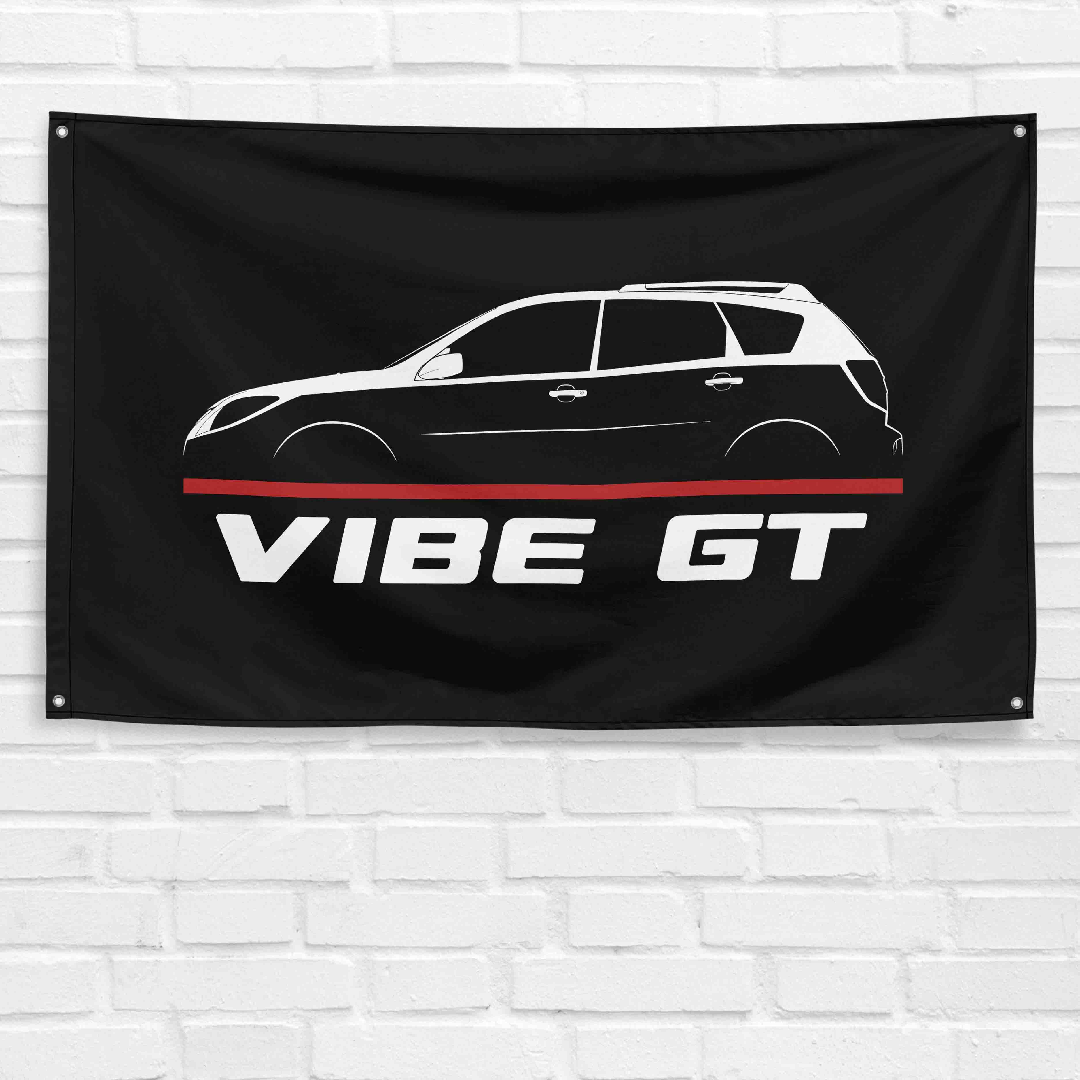 Vibe GT 2003-2006 3x5 ft Flag Garage Wall Decor Birthday Gift Banner