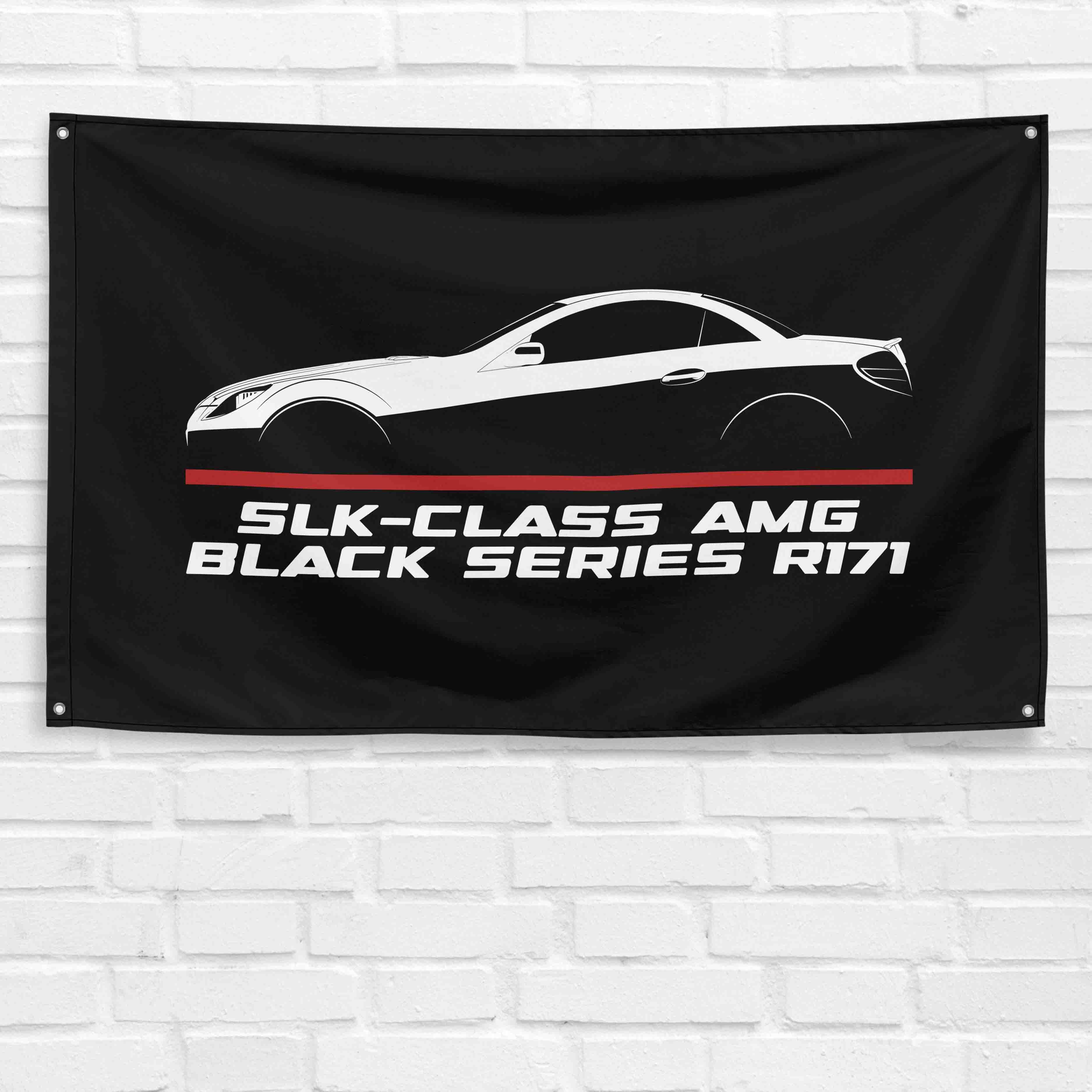 SLK-Class AMG Black Series R171 2006-2008 3x5 ft Flag Garage Wall Decor Banner