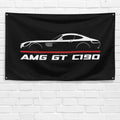 AMG GT C190 2020 3x5 ft Flag Garage Wall Decor Birthday Gift Banner