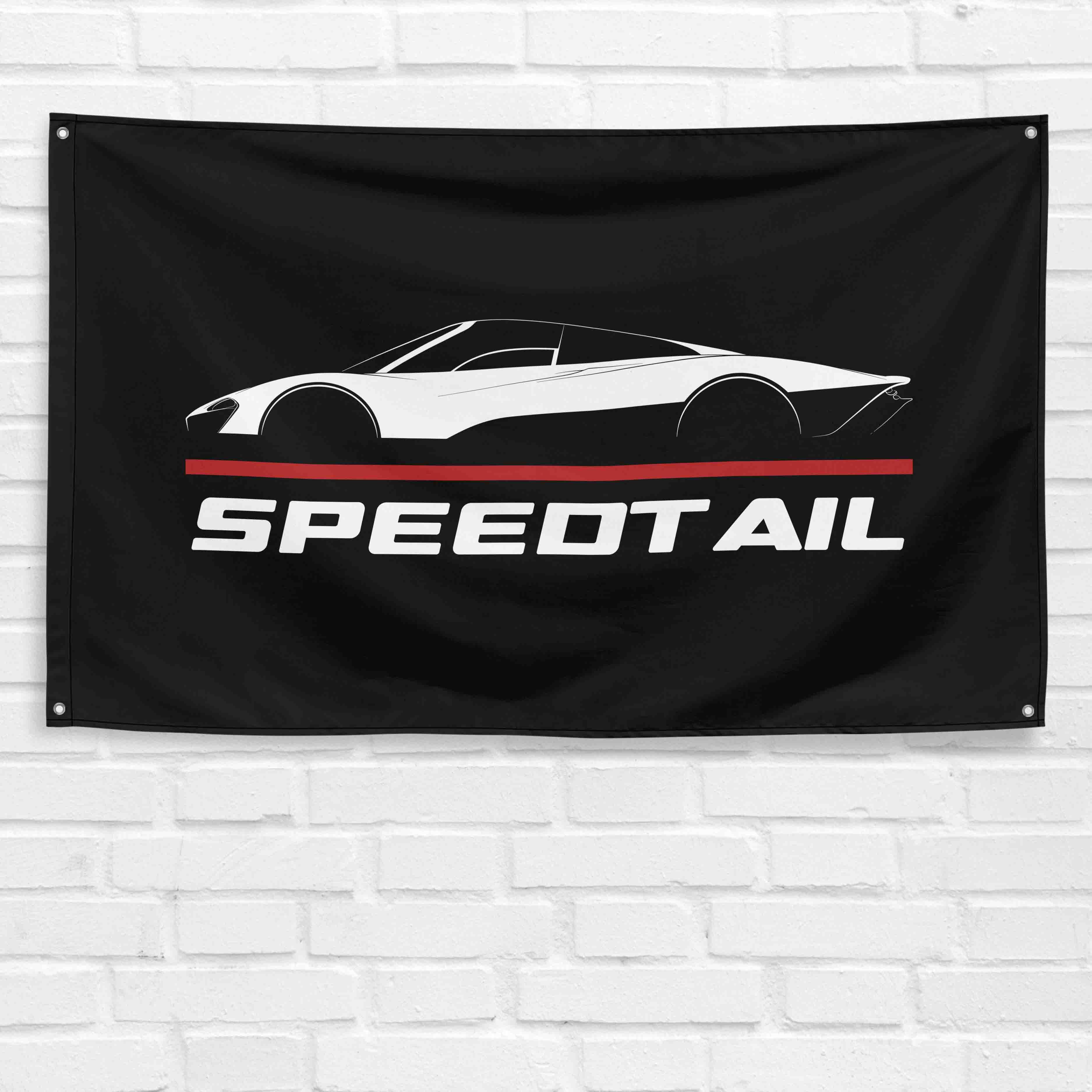 Speedtail 2020 3x5 ft Flag Garage Wall Decor Birthday Gift Banner