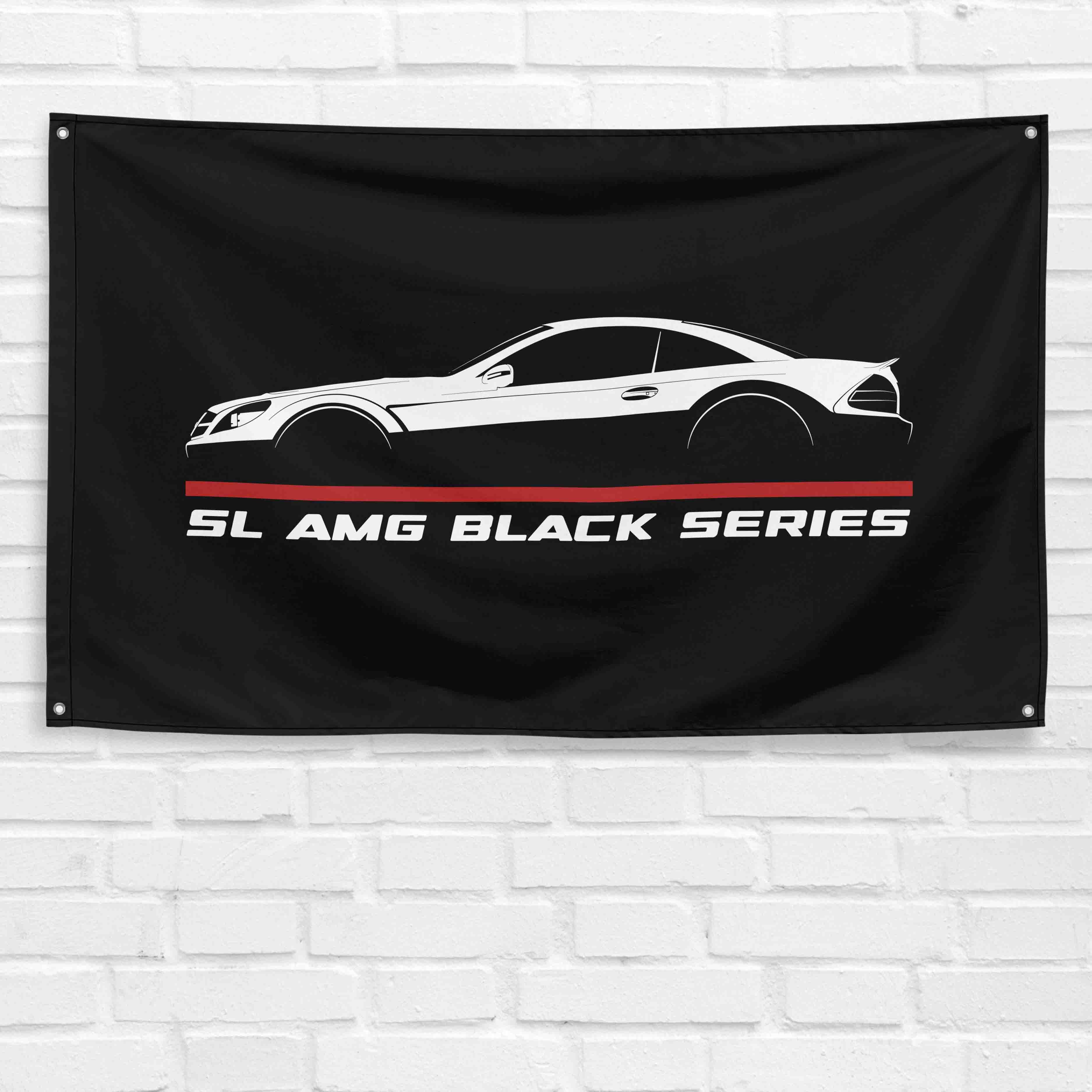 SL AMG Black Series 2008-2011 3x5 ft Flag Garage Wall Decor Birthday Gift Banner