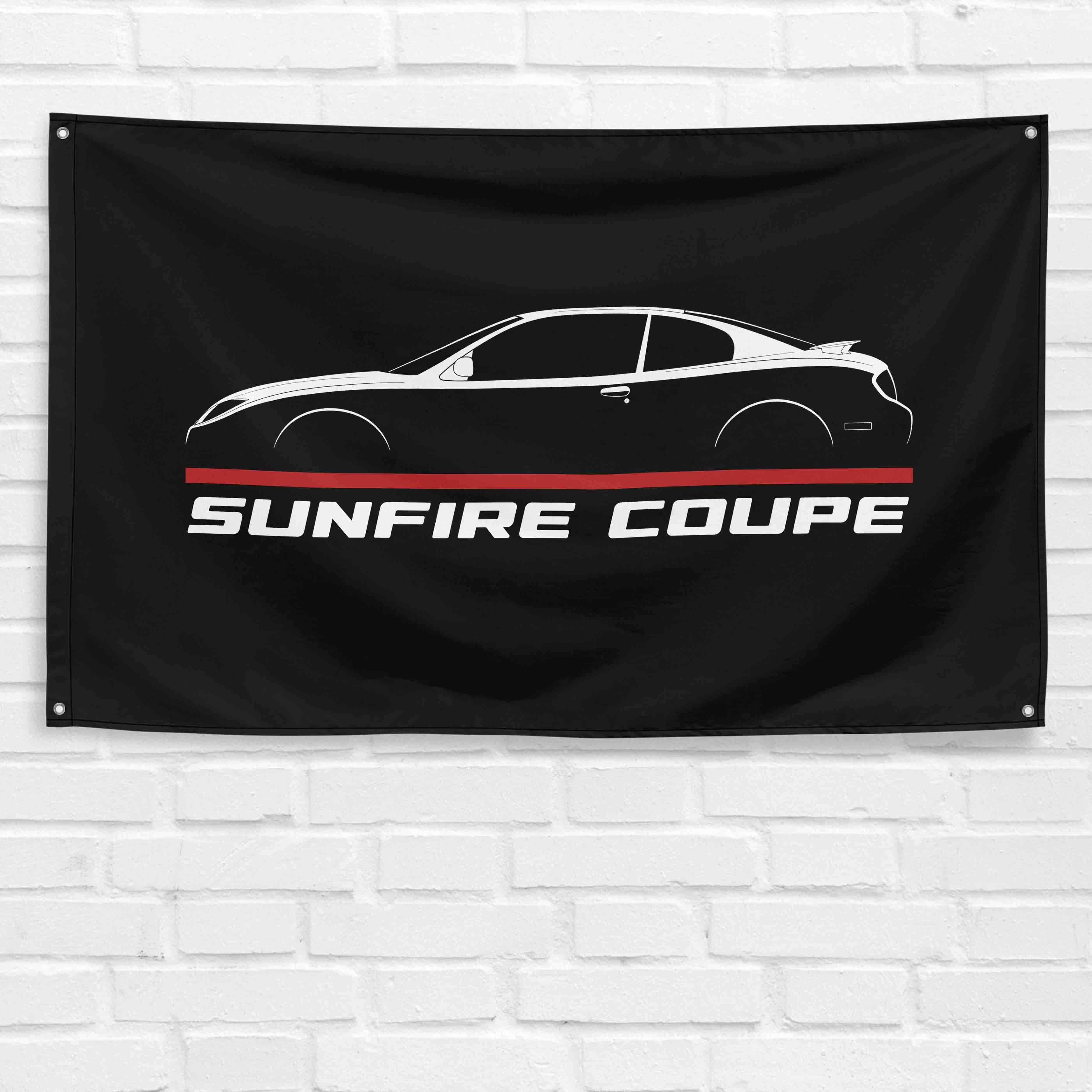 Sunfire Coupe 2003-2005 3x5 ft Flag Garage Wall Decor Birthday Gift Banner