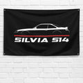 Silvia S15 1999-2002 3x5 ft Flag Garage Wall Decor Birthday Gift Banner