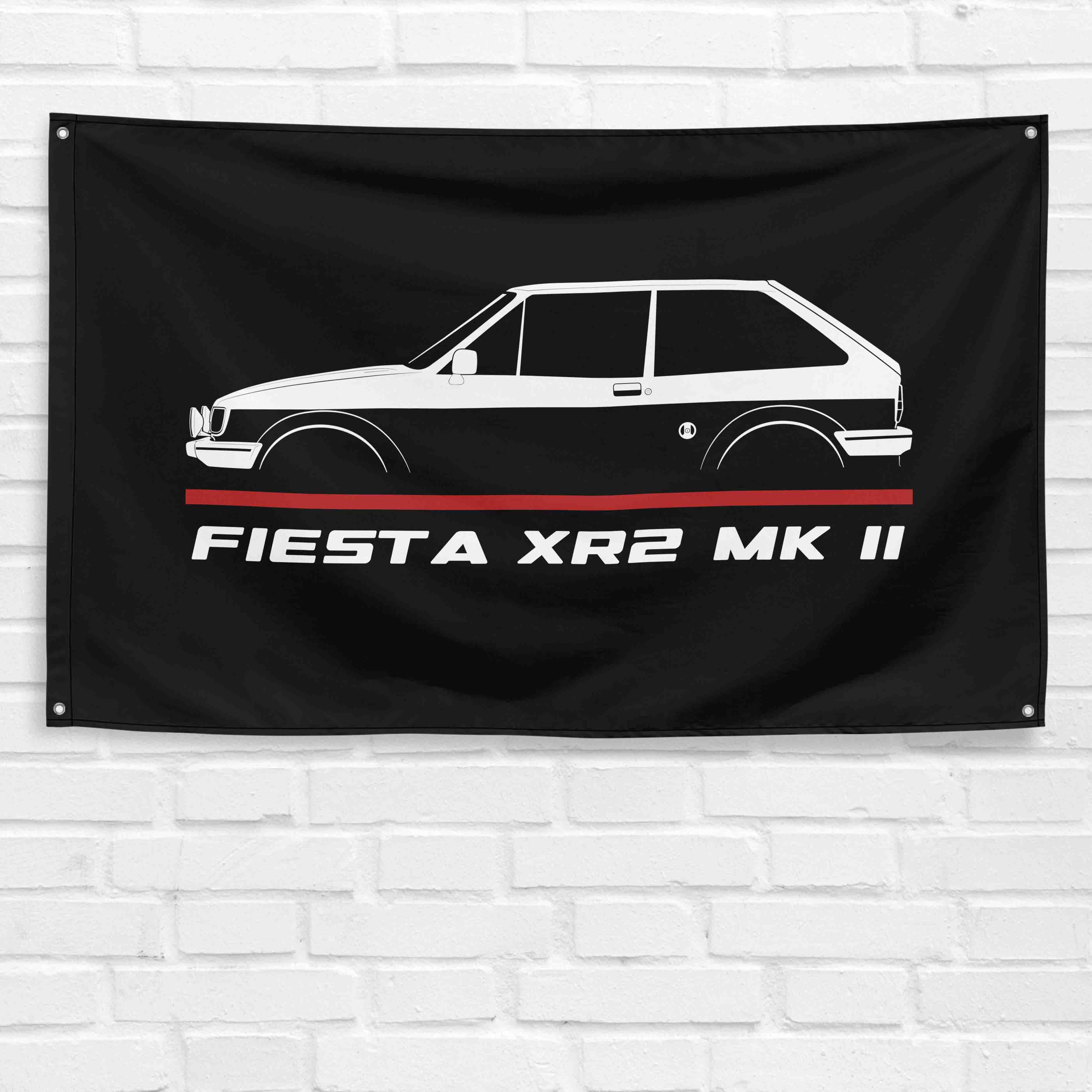 Fiesta XR2 Mk II 1983-1989 3x5 ft Flag Garage Wall Decor Birthday Gift Banner
