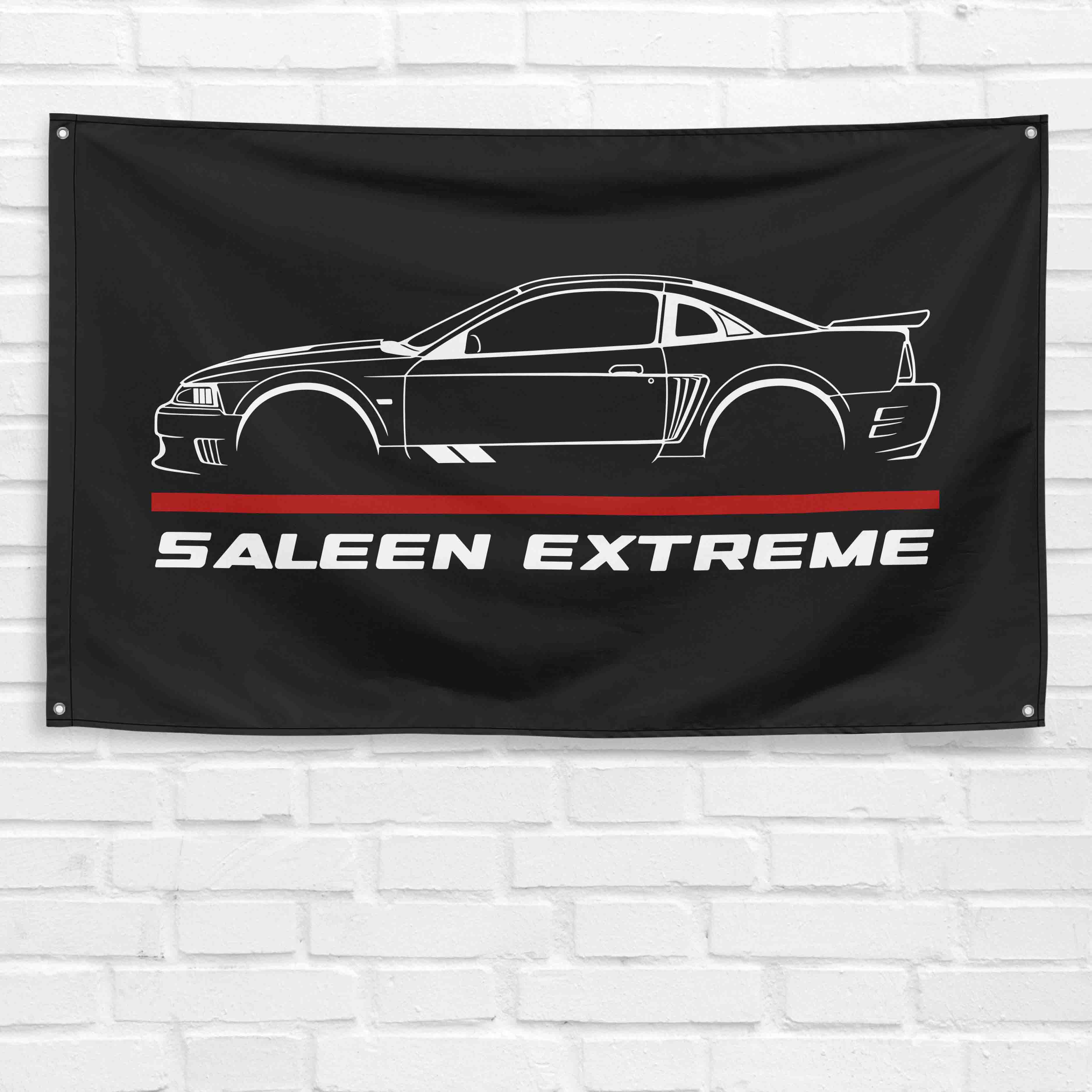 Mustang Saleen Extreme 2004 3x5 ft Flag Garage Wall Decor Birthday Gift Banner