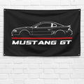 Mustang GT 1996 1997 1998 3x5 ft Flag Garage Wall Decor Birthday Gift Banner