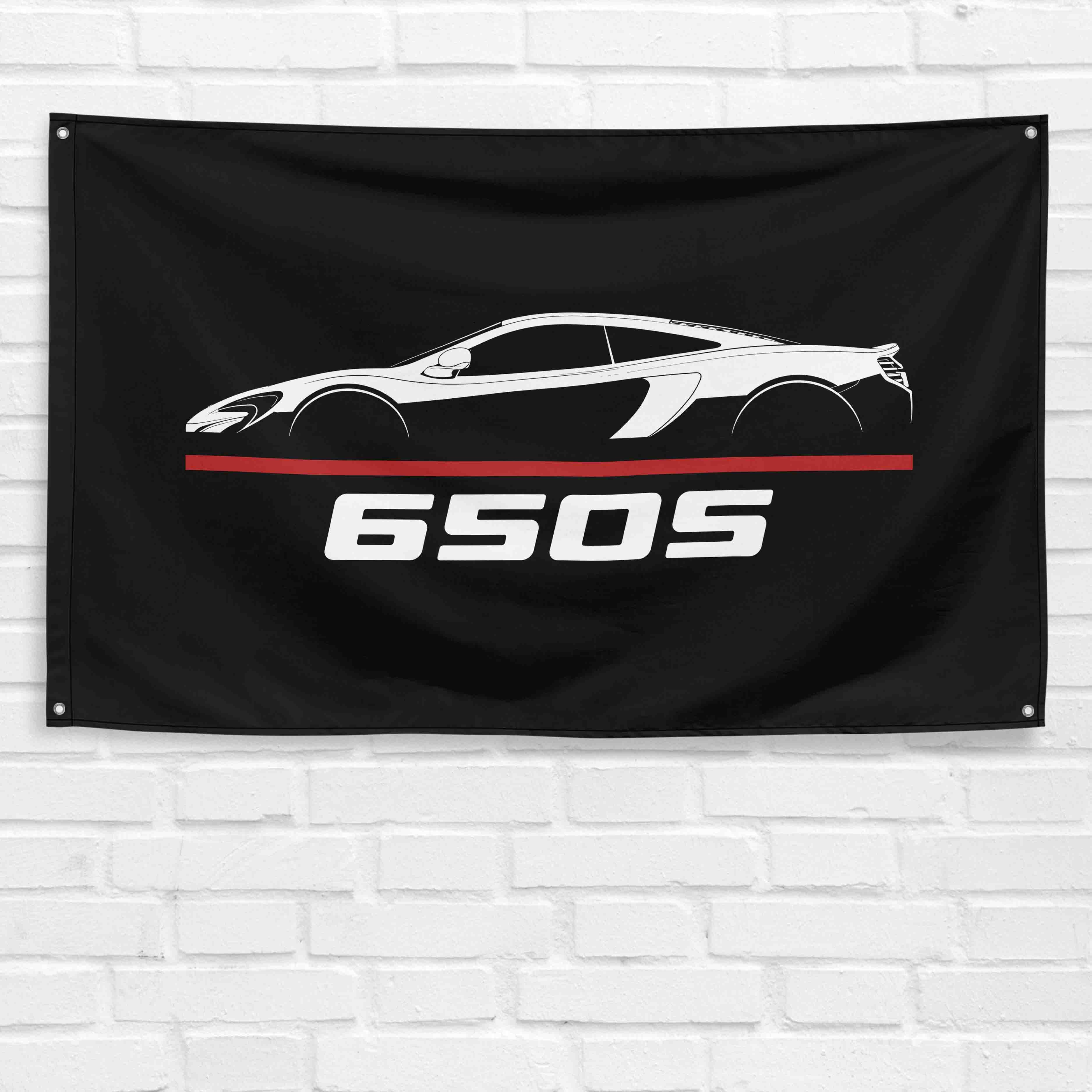650S 2014-2019 3x5 ft Flag Garage Wall Decor Birthday Gift Banner
