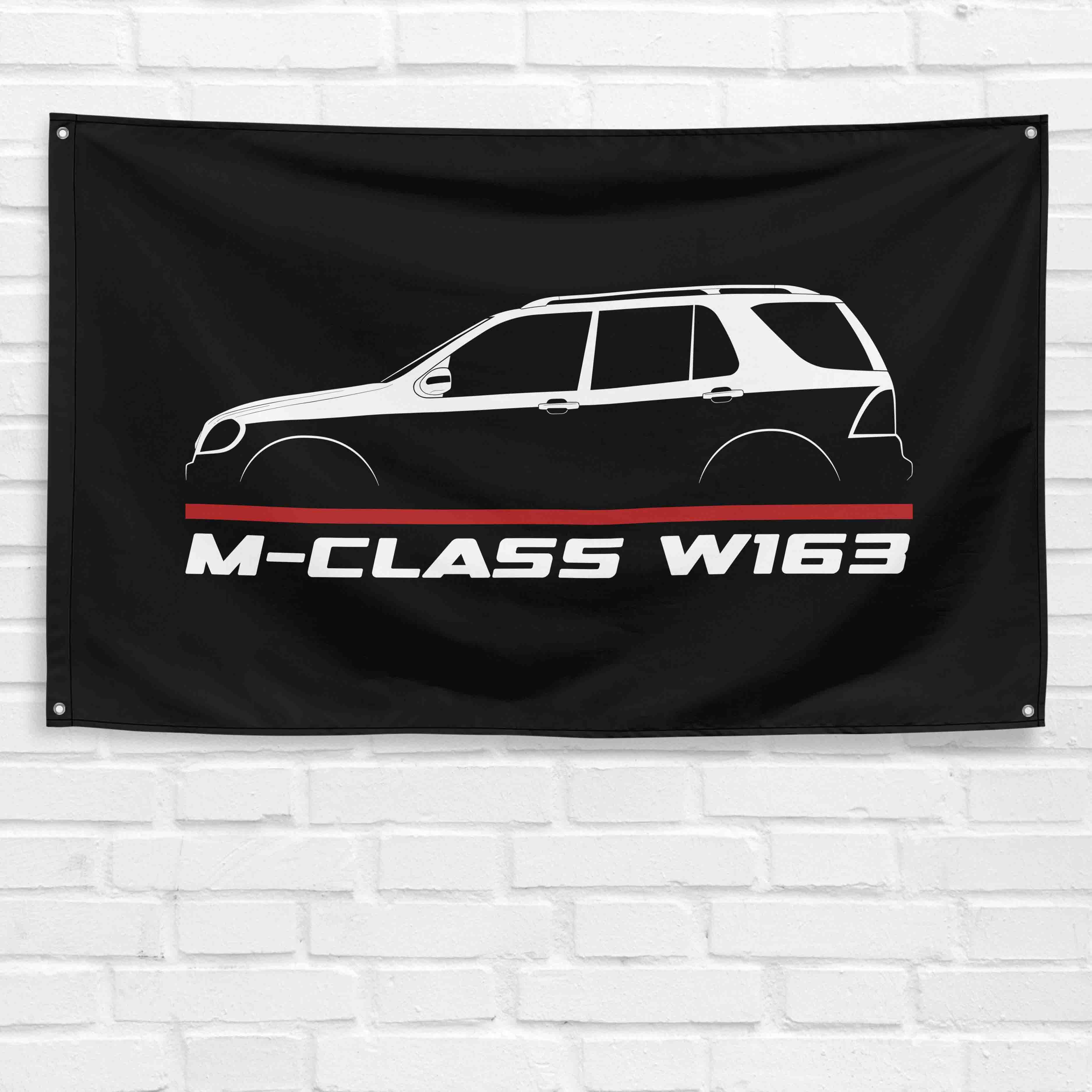 M-Class W163 1997-2005 3x5 ft Flag Garage Wall Decor Birthday Gift Banner