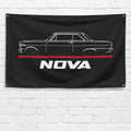 Nova 1962 Muscle 3x5 ft Flag Garage Wall Decor Birthday Gift Banner