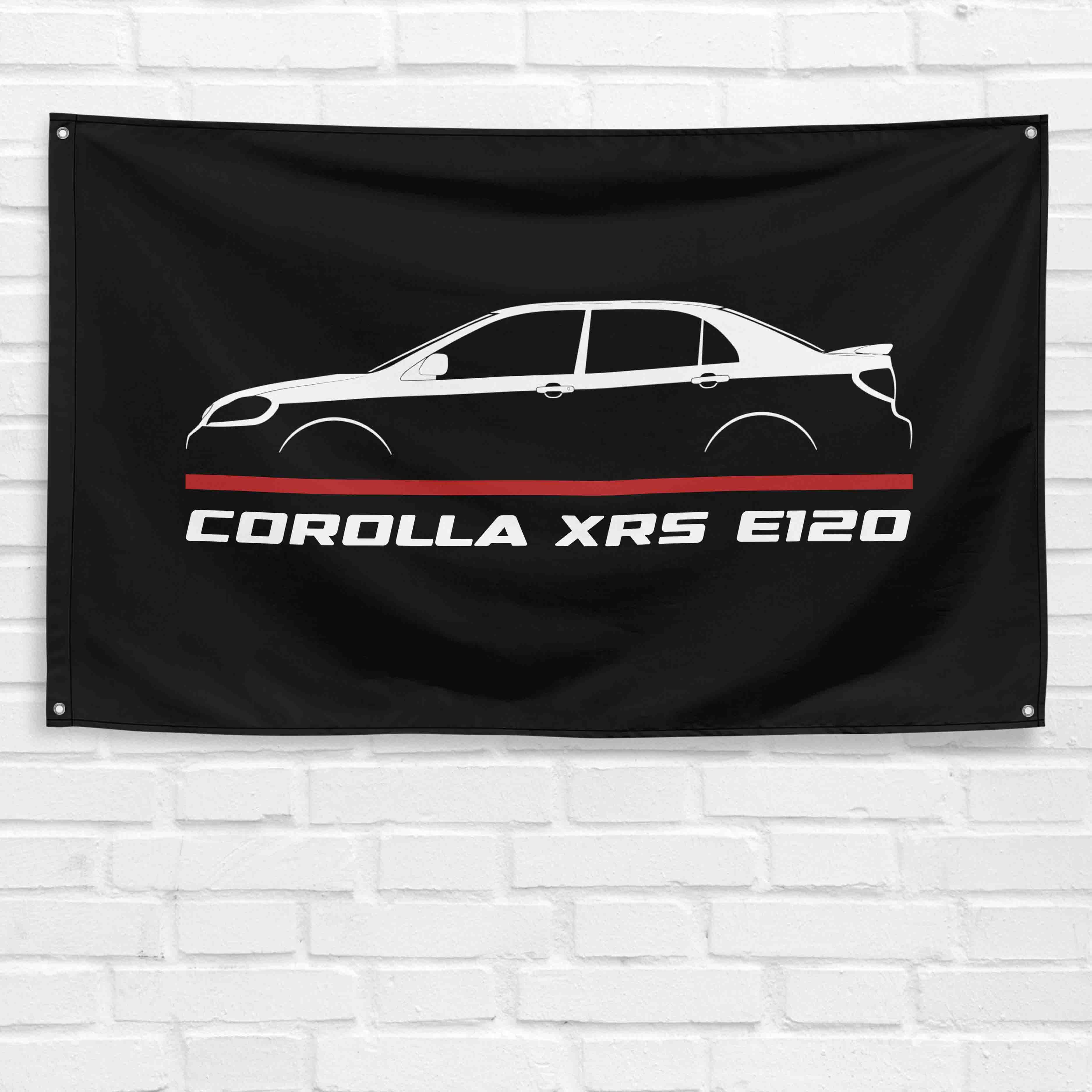 Corolla XRS E120 2003-2007 3x5 ft Flag Garage Wall Decor Birthday Gift Banner