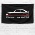 Escort RS Turbo 1985 3x5 ft Flag Garage Wall Decor Birthday Gift Banner