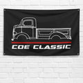 COE Classic Truck 1939 3x5 ft Flag Garage Wall Decor Birthday Gift Banner