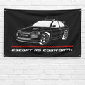 Escort RS Cosworth Sierra 3x5 ft Flag Garage Wall Decor Birthday Gift Banner
