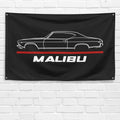 Chevelle Malibu 1969 3x5 ft Flag Garage Wall Decor Birthday Gift Banner