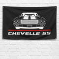 Chevelle SS 1970 3x5 ft Flag Garage Wall Decor Birthday Gift Banner