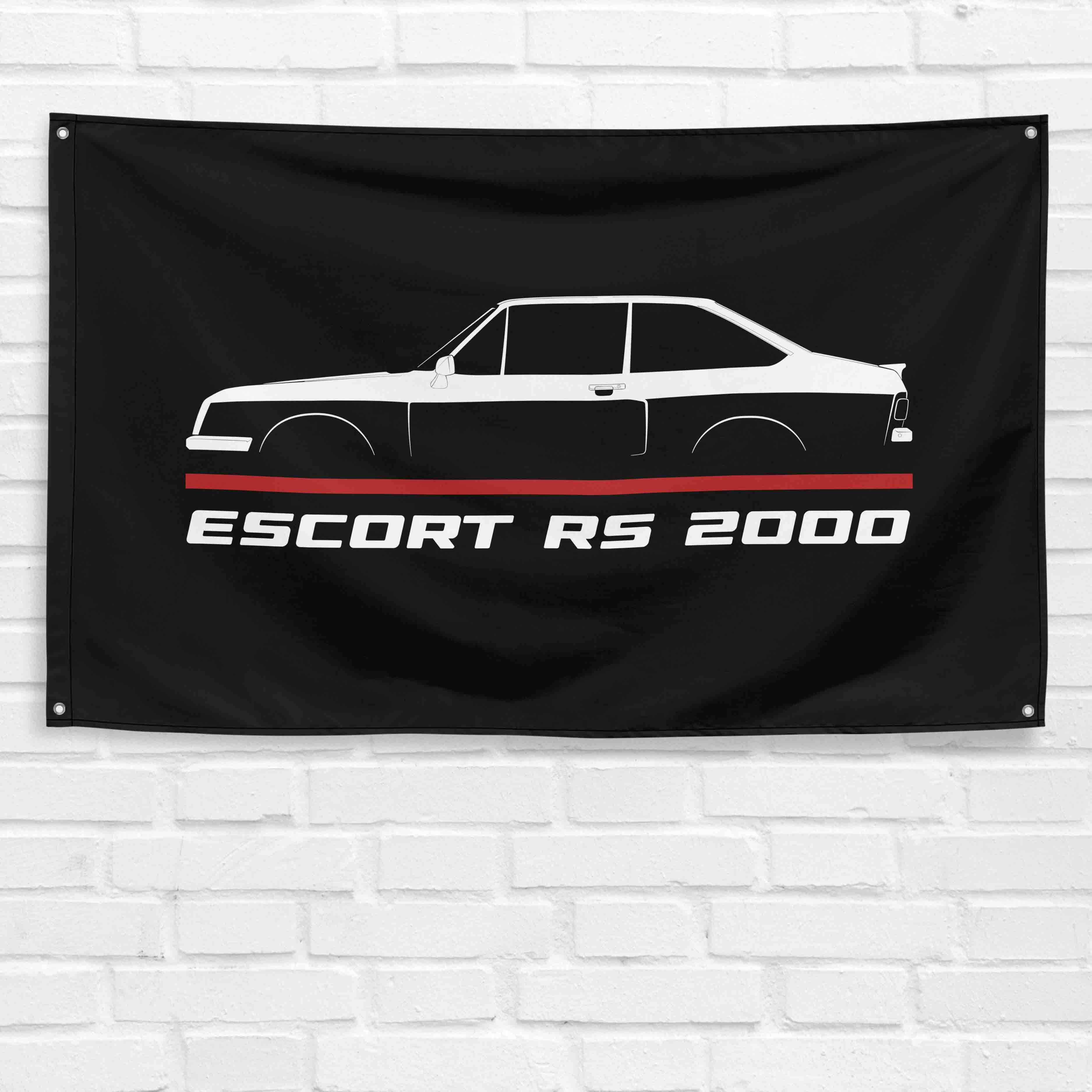 Escort RS 2000 1977-1980 3x5 ft Flag Garage Wall Decor Birthday Gift Banner