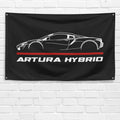 Artura Hybrid Supercar 3x5 ft Flag Garage Wall Decor Birthday Gift Banner