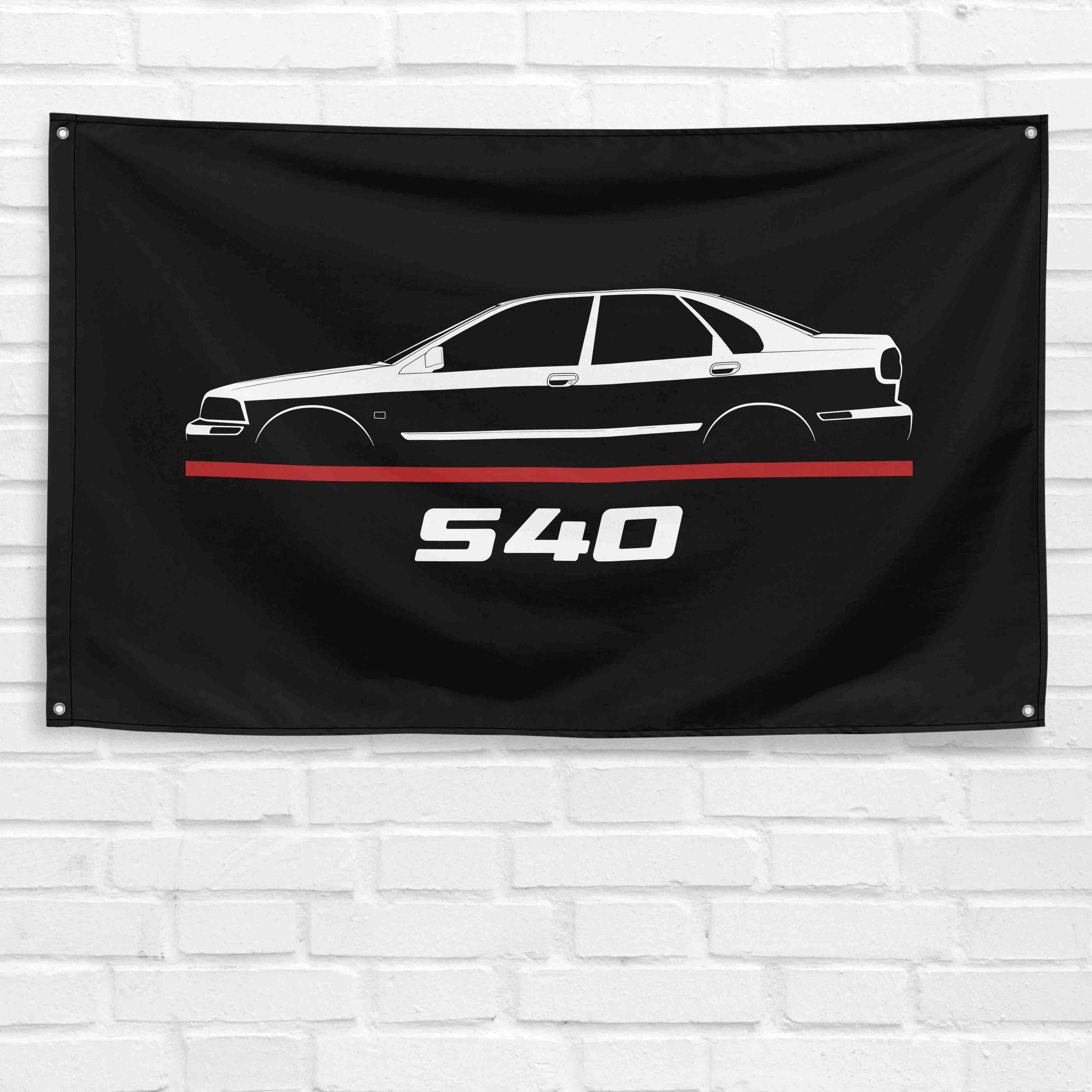 S40 1996-2004 3x5 ft Flag Garage Wall Decor Birthday Gift Banner